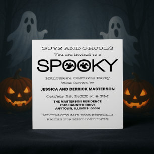 Typographie éffrayante Invitation du parti Hallowe