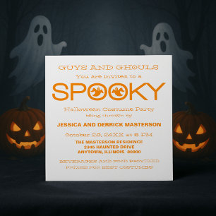 Typographie éffrayante Invitation du parti Hallowe
