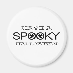 Typographie éffrayante Magnet d'Halloween