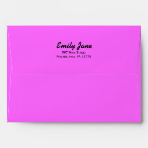 TYPOGRAPHIE Enveloppe personnalisable Neon