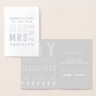 typographie félicitations carte mariage.