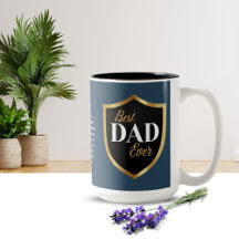 Typographie fête des pères Café Mug