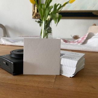 Typographie, gelb, schwarz, Cool und Dezent Square Business Card