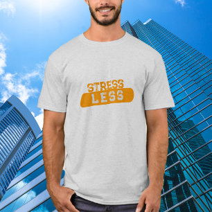 Typographie gris orange - T-shirt