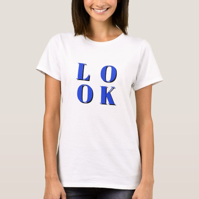 Typographie idéal drôle mignon design cool T-shirt (Devant)