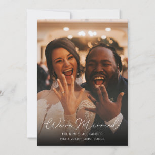 Typographie Mariage Faire-part Elegant V