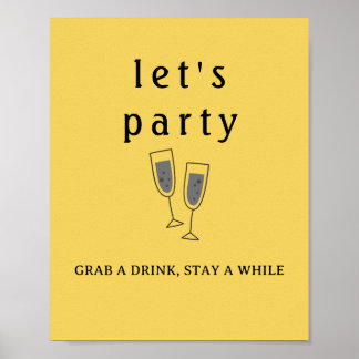 Typographie minimale Poster d'art mural élégant po