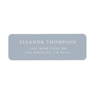 Typographie minimaliste de Serif Dusty Blue