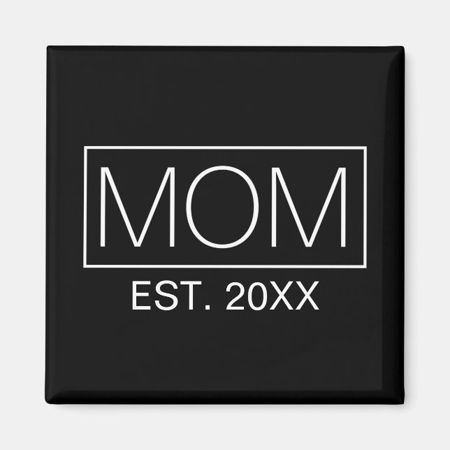 Typographie minimaliste simple | Magnet (Devant)