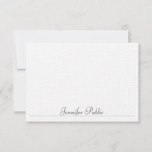 Typographie Modèle simple moderne Linen Custom