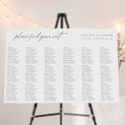 Typographie moderne 18 Tableau Mariage
