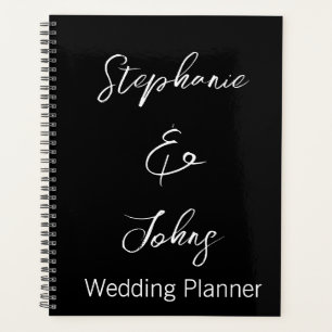Typographie Moderne Mariage Noir Blanc Tendance