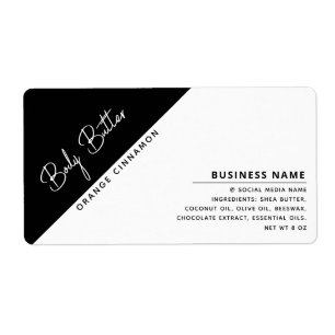 Typographie moderne minimaliste de luxe noir et bl