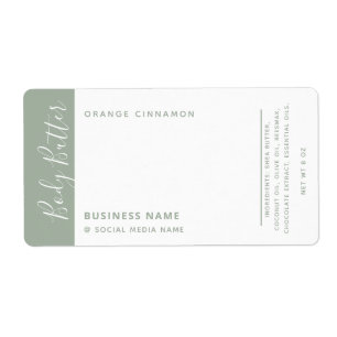 Typographie moderne minimaliste luxe étiquette bla