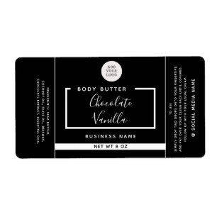 Typographie moderne minimaliste noir logo produit 