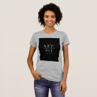 Typographie moderne Monogramme noir QR code