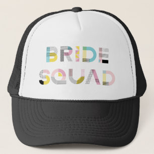 Typographie Motif colorée Casquette de brigade mod