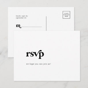 Typographie Noire moderne Demande de chanson Carte