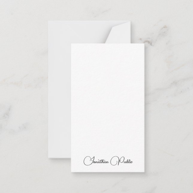 Typographie personnalisée Nom du script Modèle Mod (Devant)