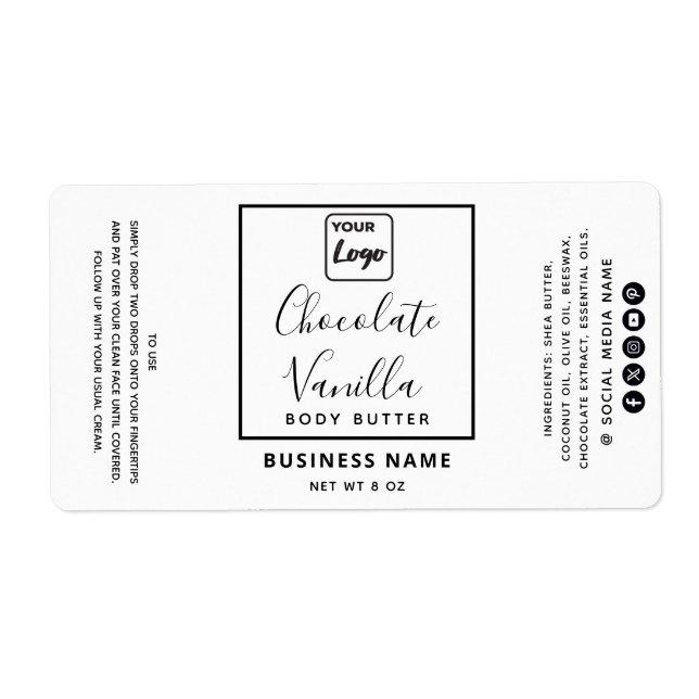 Typographie professionnelle noir blanc logo produi (Devant)