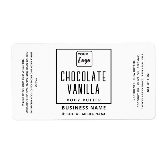 Typographie professionnelle noir blanc logo produi (Devant)