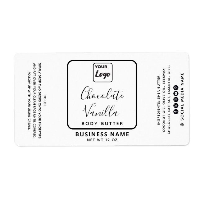 Typographie professionnelle noir blanc logo produi (Devant)