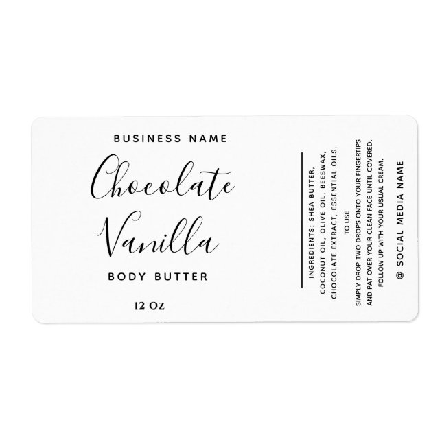 Typographie professionnelle noir blanc produit (Devant)