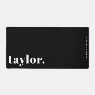 Typographie Rétro Noir et Blanc Personnalisée