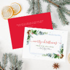 typographie rouge joyeux Noël faire-part mobile