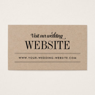 Typographie Rustique moderne Mariage Site Web Boît