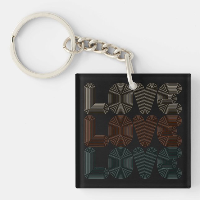 Typographie simple d'amour rétro Valentine | Porte (Devant)