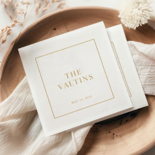 Typographie Simple Mariage Minimaliste