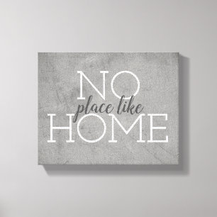 typographie toile enveloppée maison citation