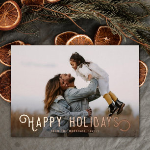 Typographie vintage Oranges Joyeuses vacances Phot