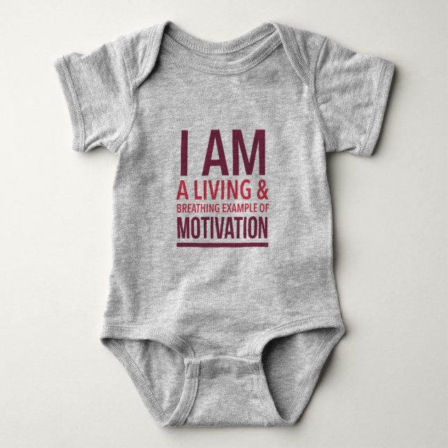 Typography Baby Bodysuit (Front)