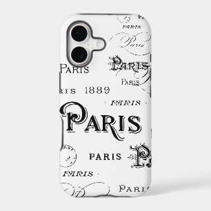Typography Calligraphy Paris France Eiffel Tower