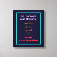 Typography - Inspirational Quote on Compassion
