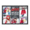 Typography Joy 5 Photo Christmas Holiday Card