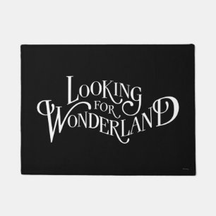 Typography   Looking for Wonderland Doormat