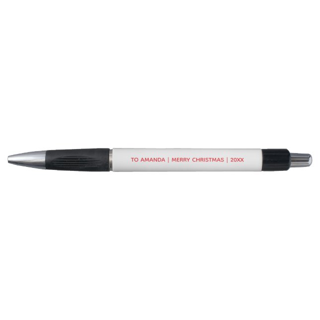 Typography, Merry Christmas  Pen (Front)