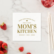 Typography Mom’s Kitchen Personalized 