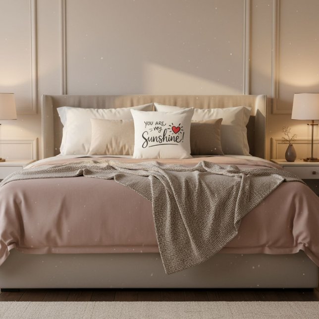 Typography motivational quote elegant  throw pillow (Creator Uploaded)