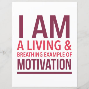 Typography Motivational Scrapbook Paper Sheet