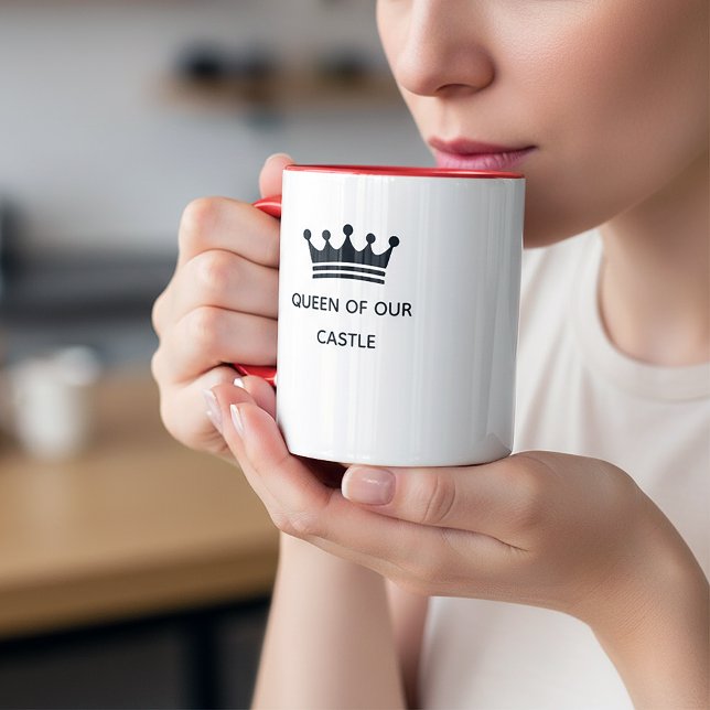 Typography Mug Design – Queen of Our Castle (Creator Uploaded)