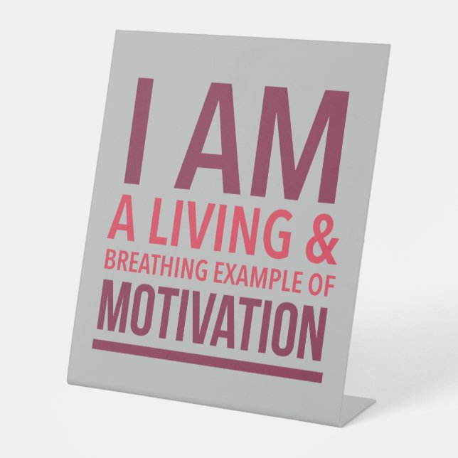 Typography Pedestal Sign (Front)