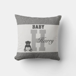 Typography personalised pillows
