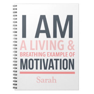 Typography Personalized Notebook