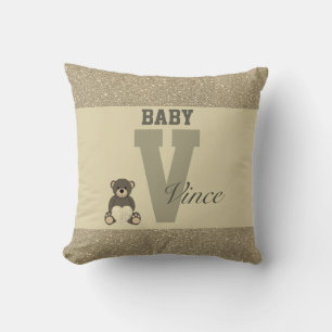 Typography personalized pillows
