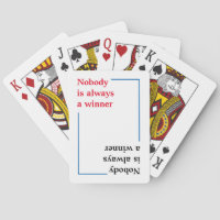 typography quote . winner or loser