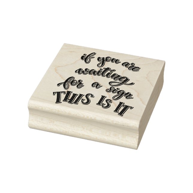 Typography Rubber Stamp (Stamp)